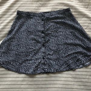 Floral Button Down Skirt